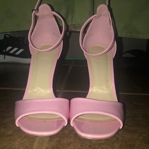 Pink high heels
